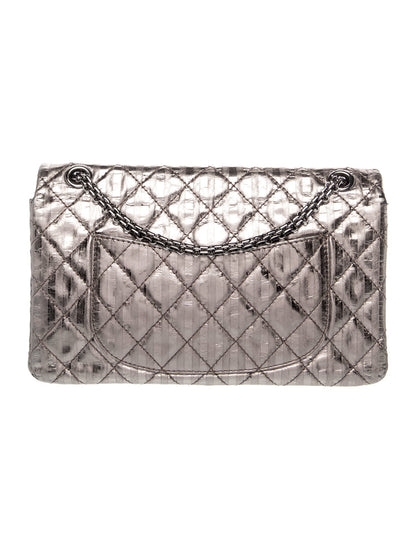 Chanel Stripe Reissue 227 Double Flap Bag