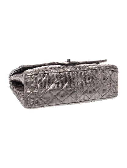 Chanel Stripe Reissue 227 Double Flap Bag