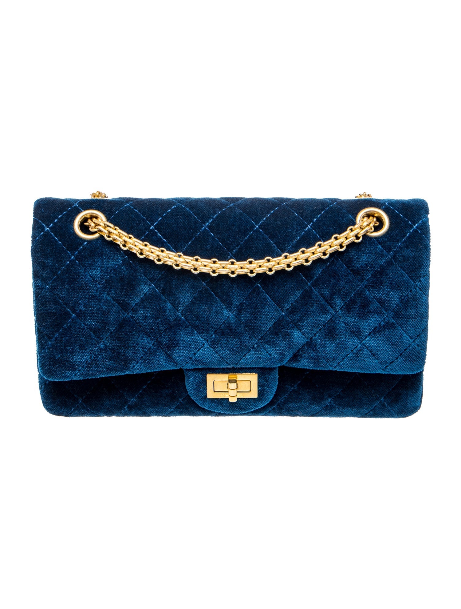 Chanel Velvet Reissue 225 Double Flap Bag