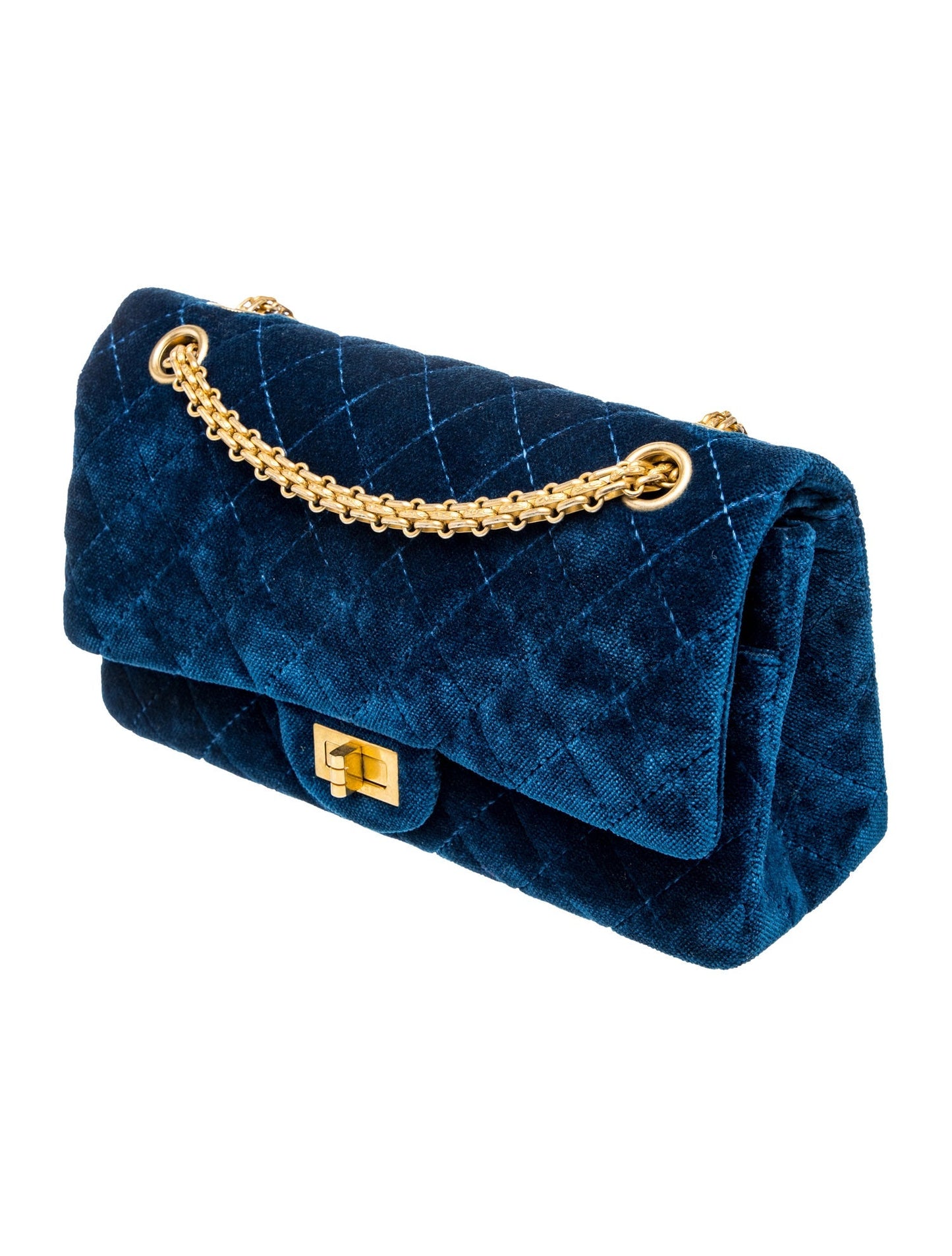Chanel Velvet Reissue 225 Double Flap Bag