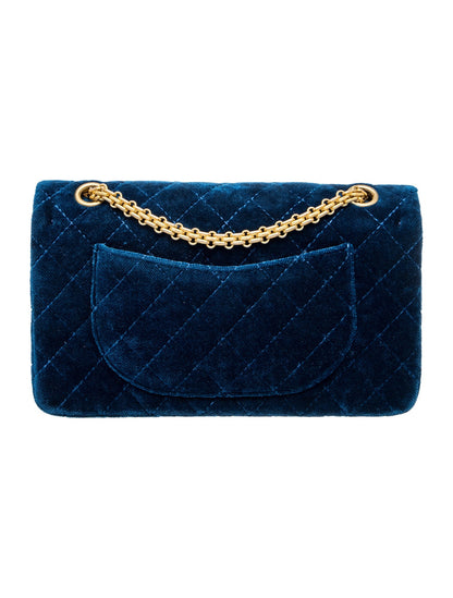 Chanel Velvet Reissue 225 Double Flap Bag