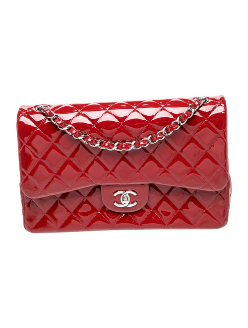 Chanel Jumbo Classic Patent Double Flap Bag