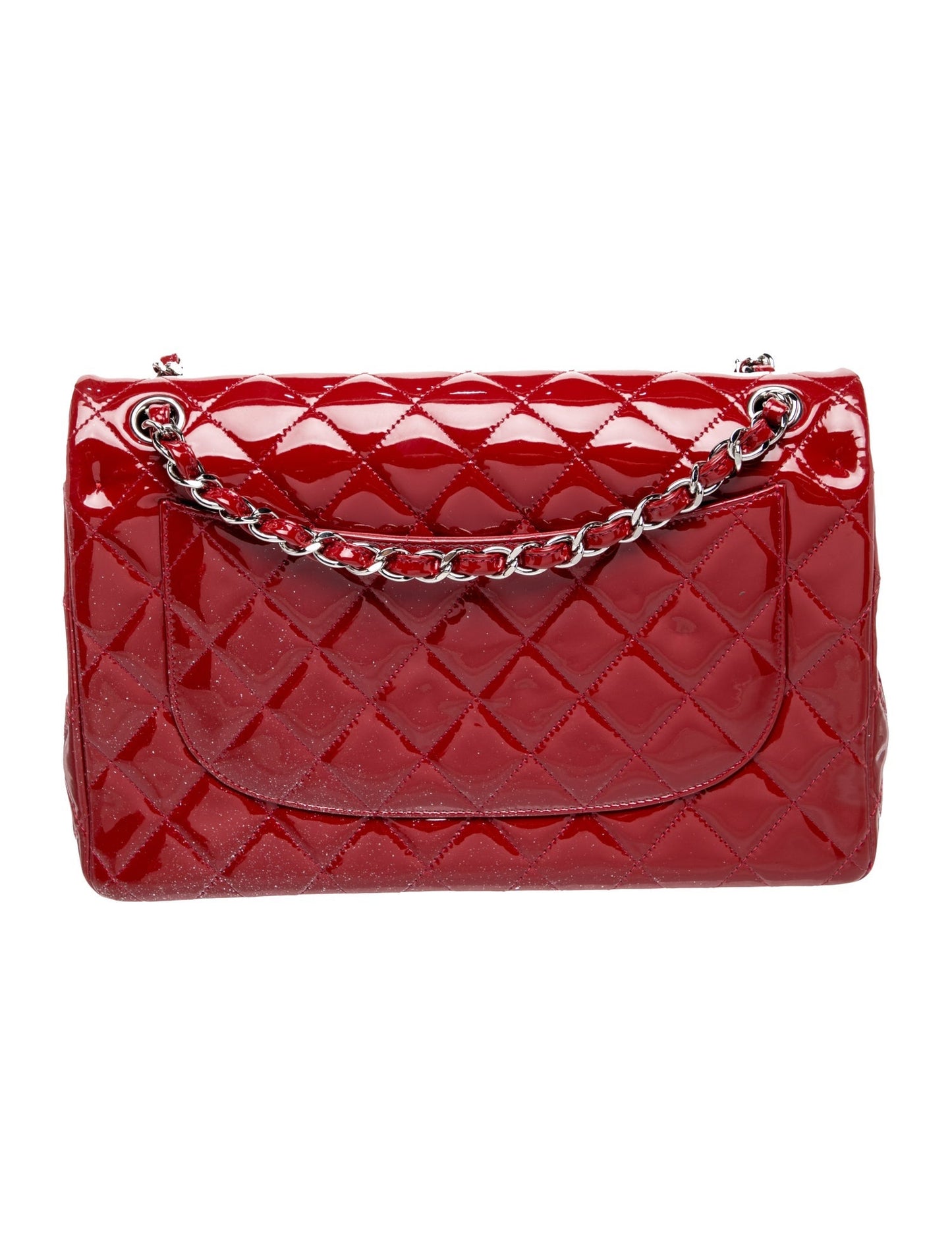 Chanel Jumbo Classic Patent Double Flap Bag