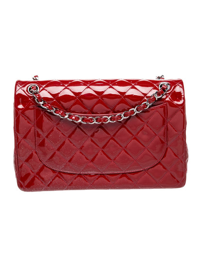 Chanel Jumbo Classic Patent Double Flap Bag