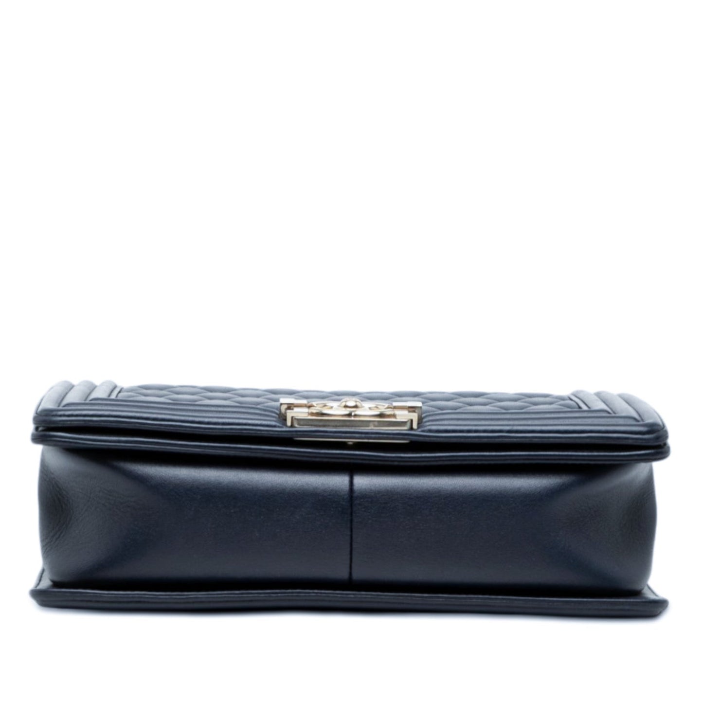Chanel Old Medium Quilted Lambskin Boy Flap