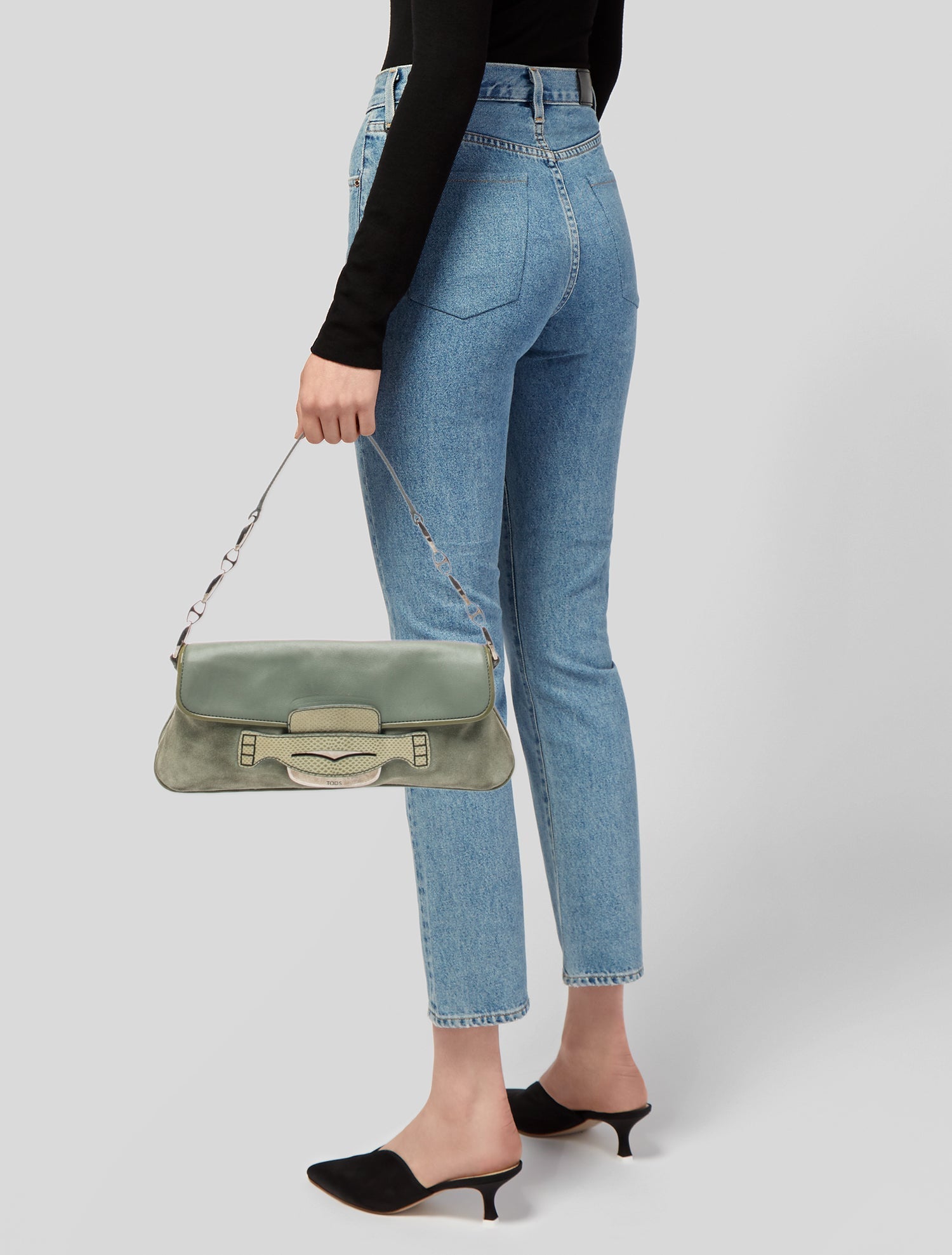 Tod's Suede Shoulder Bag