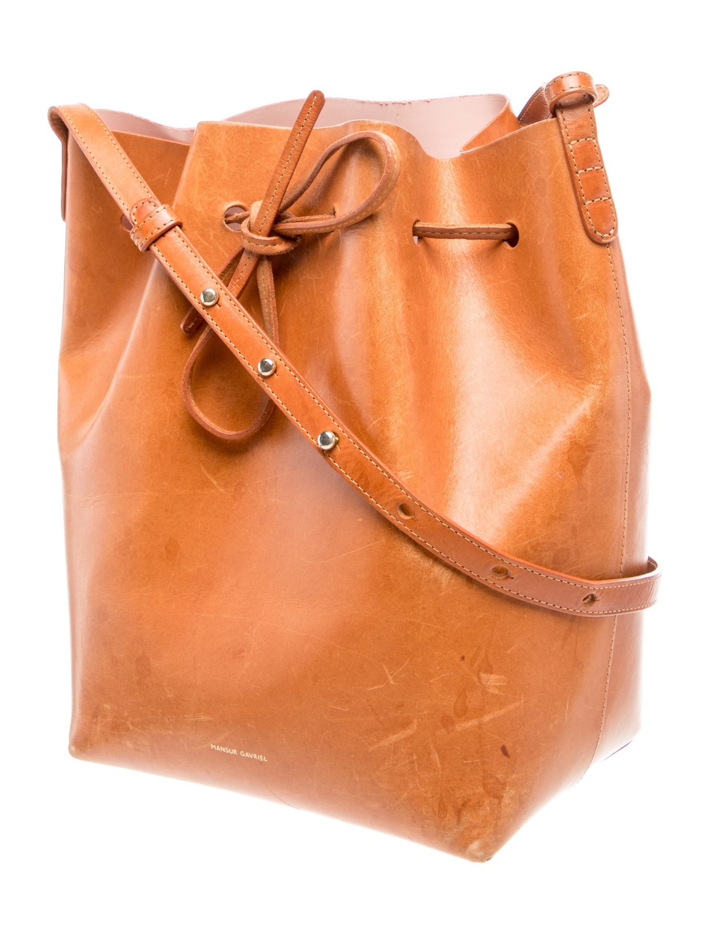 Mansur Gavriel Leather Shoulder Bag