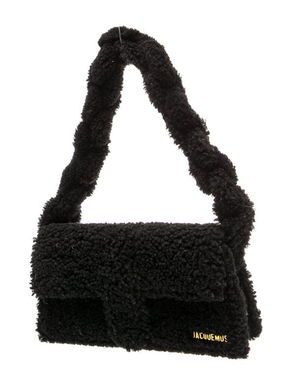 Jacquemus Faux Fur Shoulder Bag