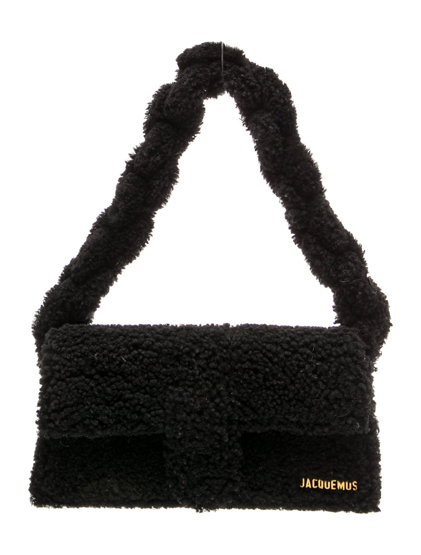 Jacquemus Faux Fur Shoulder Bag