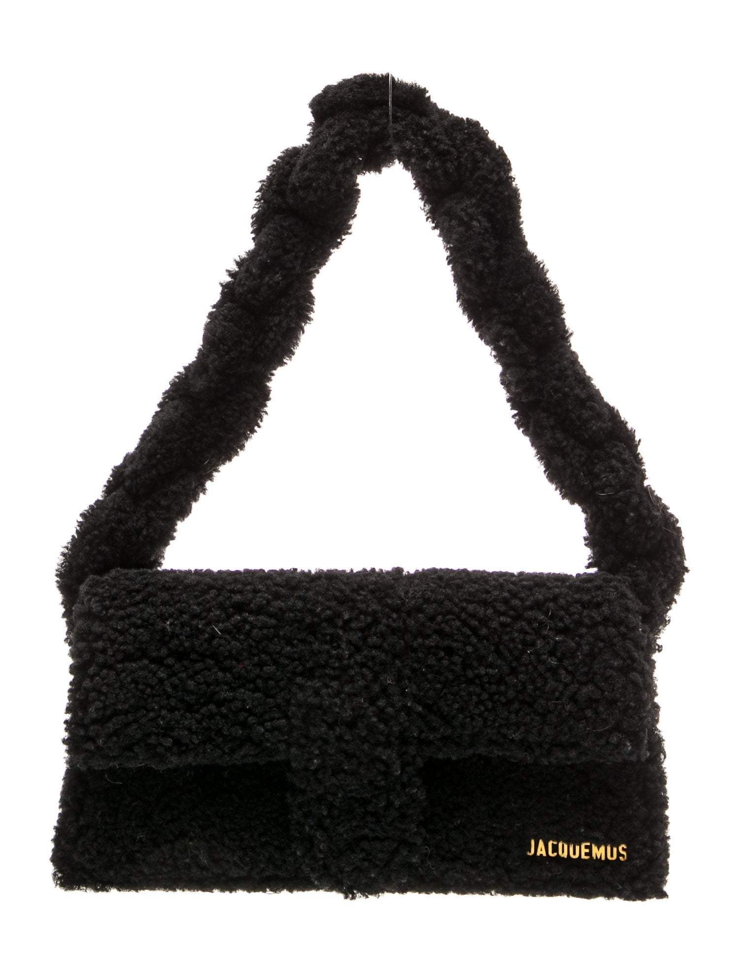 Jacquemus Faux Fur Shoulder Bag