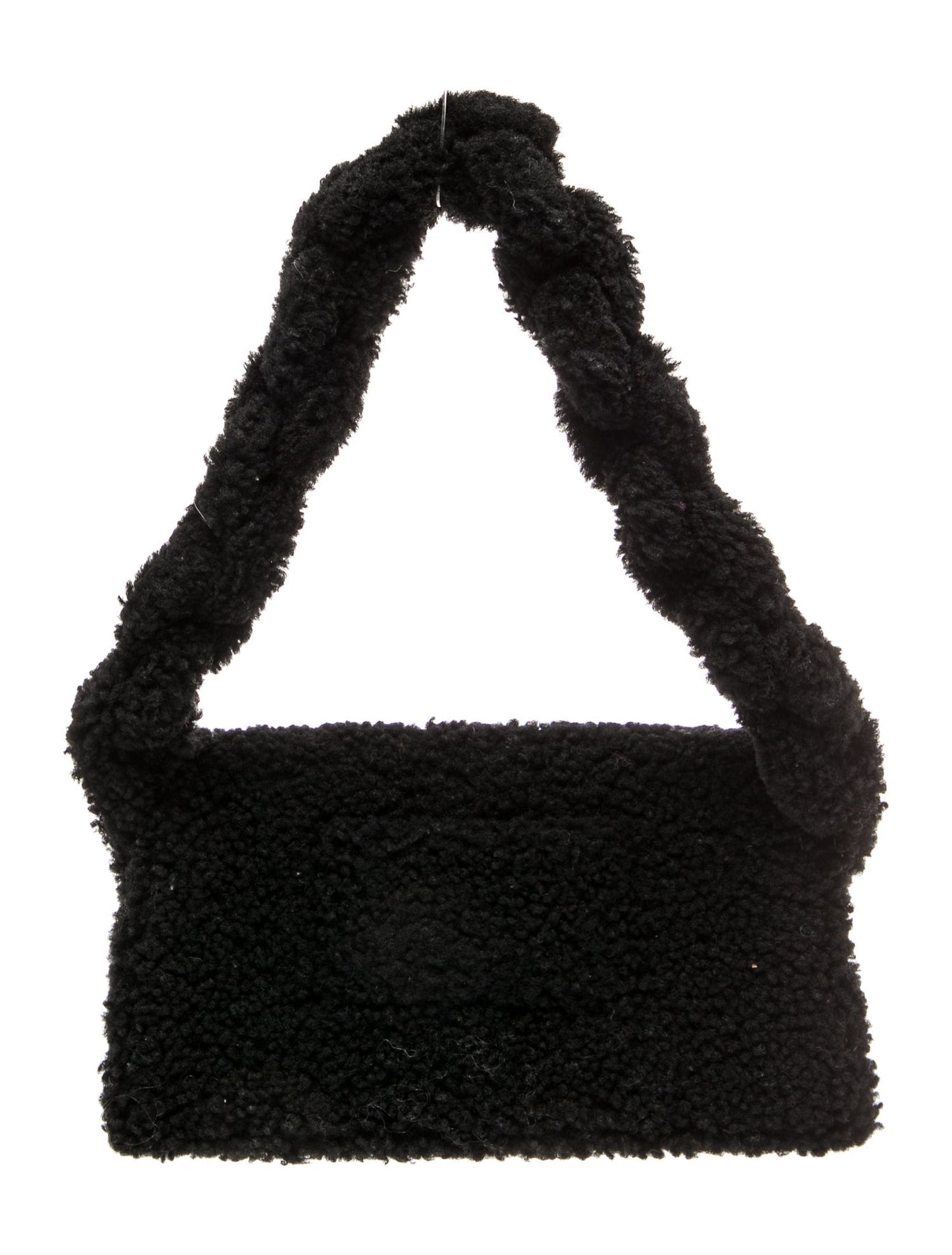 Jacquemus Faux Fur Shoulder Bag