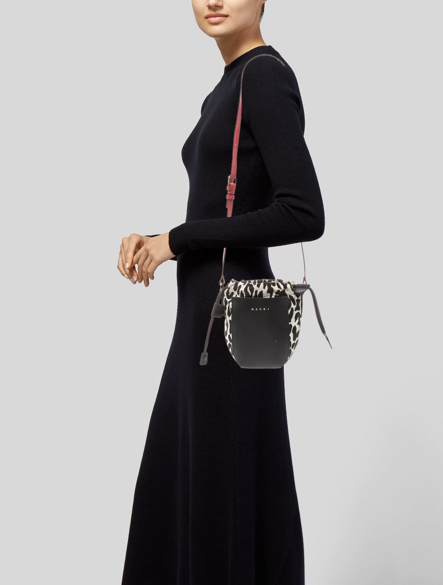 Marni Leather Bucket Bag