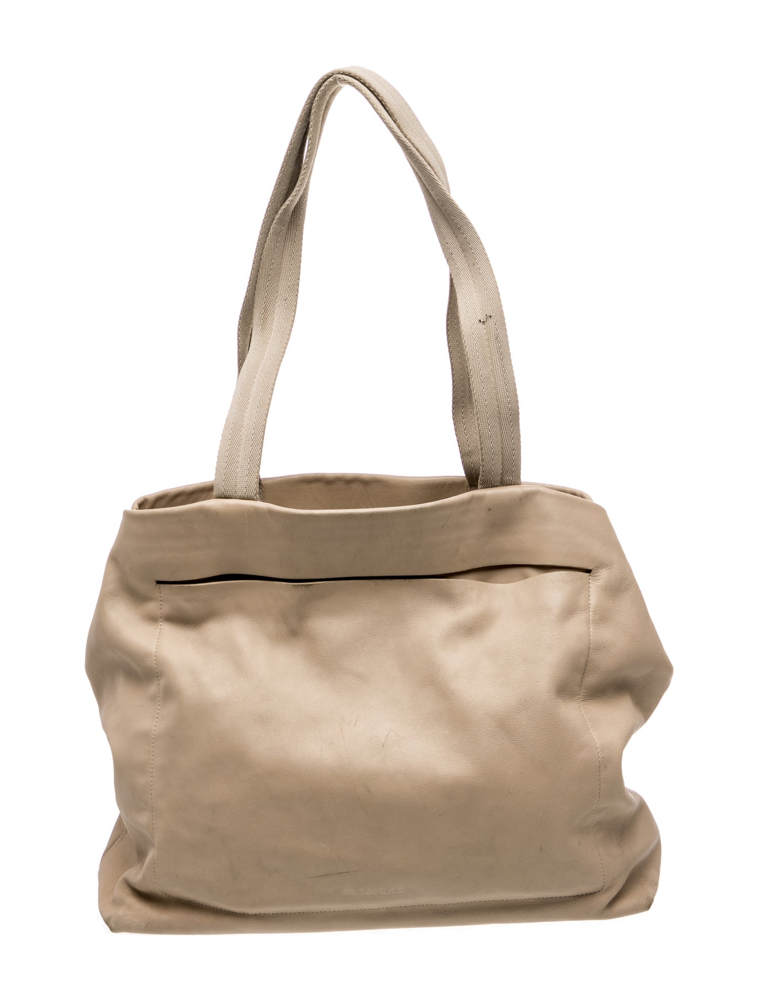 Jil Sander Leather Shoulder Bag