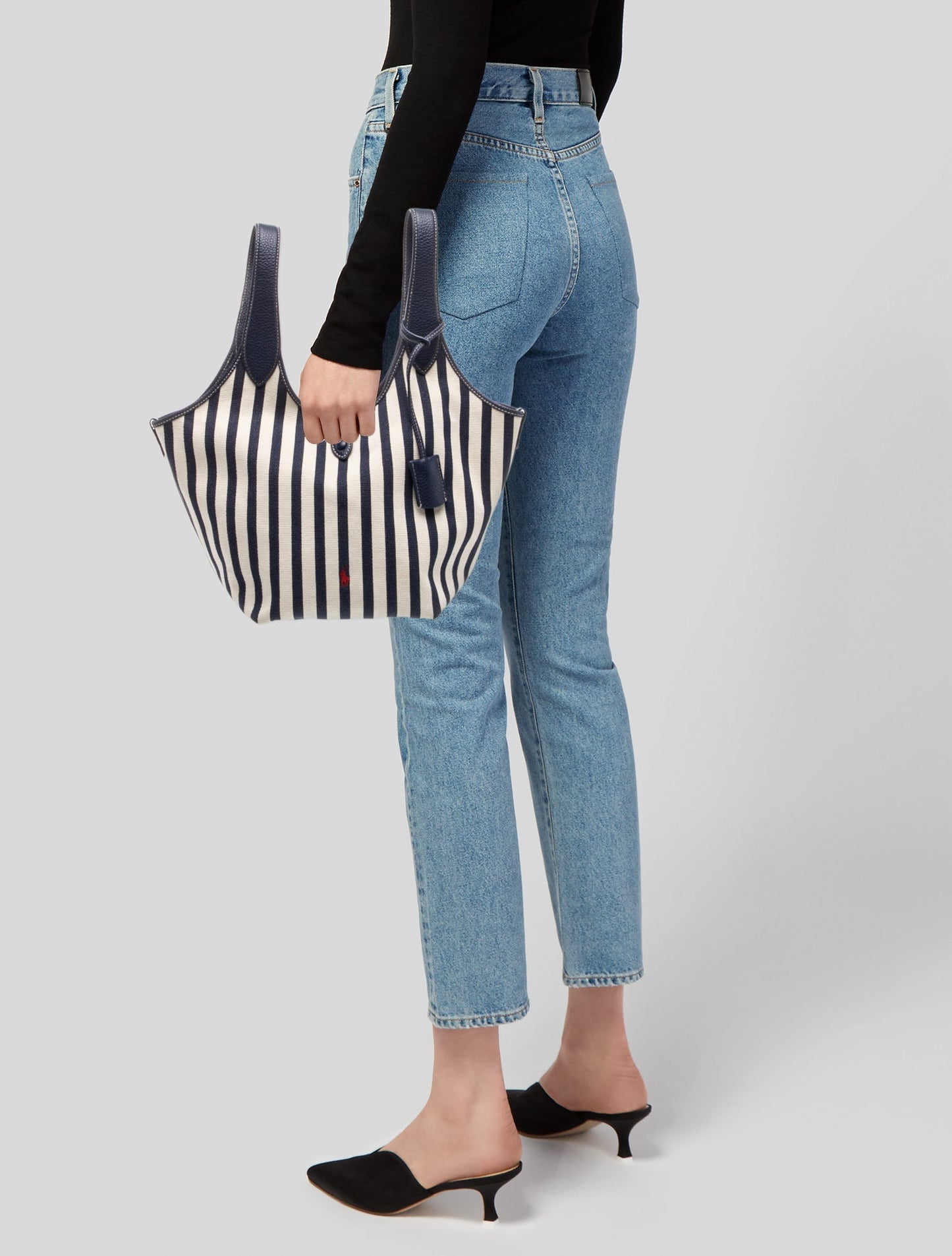 Polo Ralph Lauren Canvas Top Handle Bag