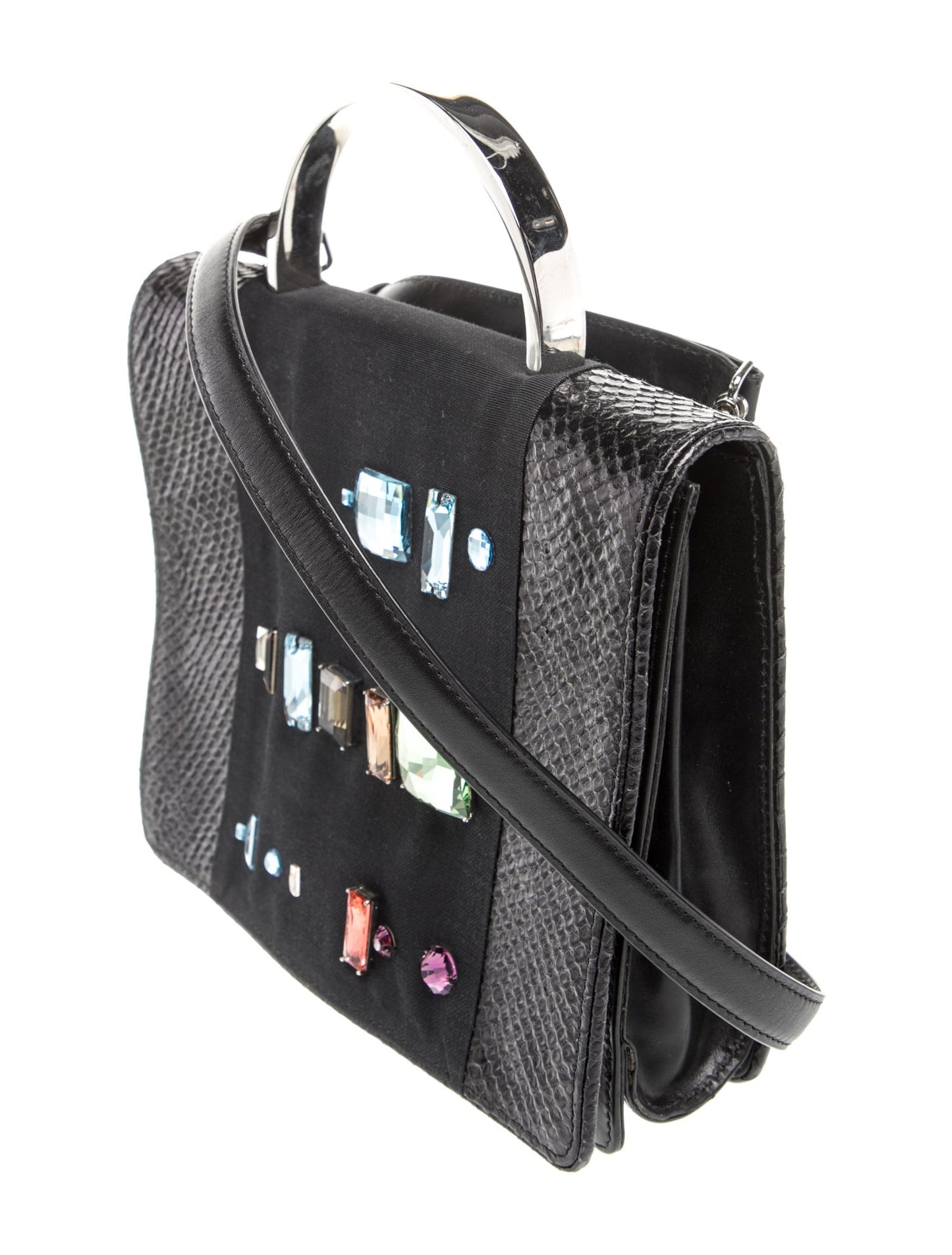 Dries Van Noten Python Shoulder Bag