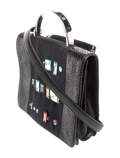 Dries Van Noten Python Shoulder Bag