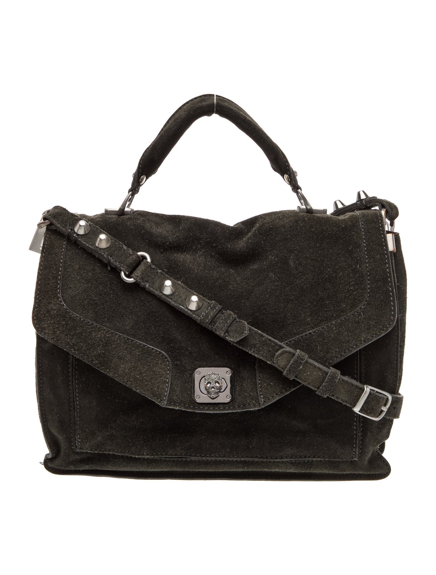 Zadig & Voltaire Suede Top Handle Bag