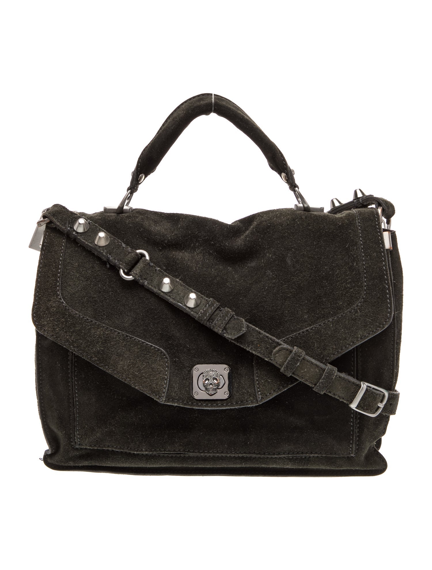 Zadig & Voltaire Suede Top Handle Bag