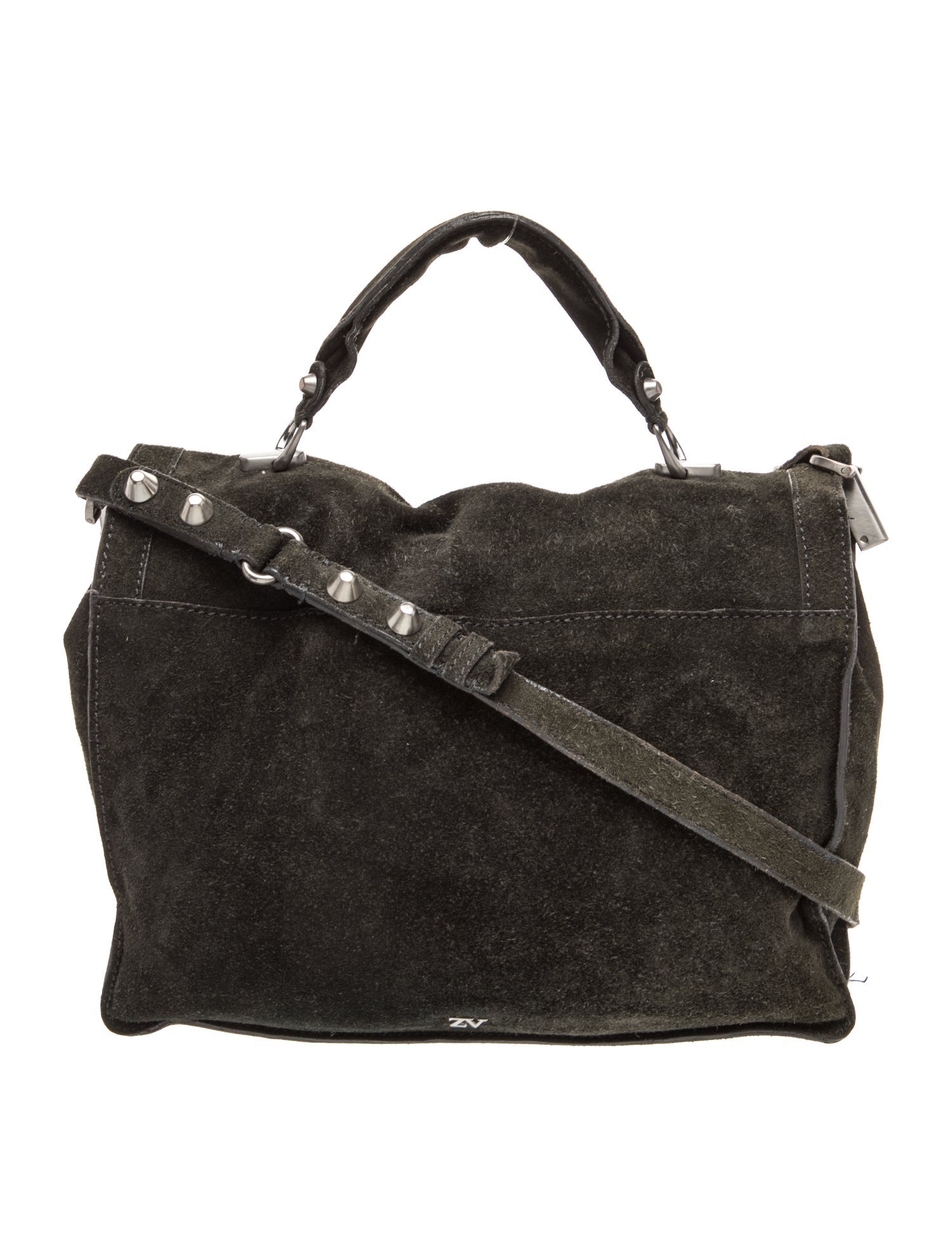 Zadig & Voltaire Suede Top Handle Bag