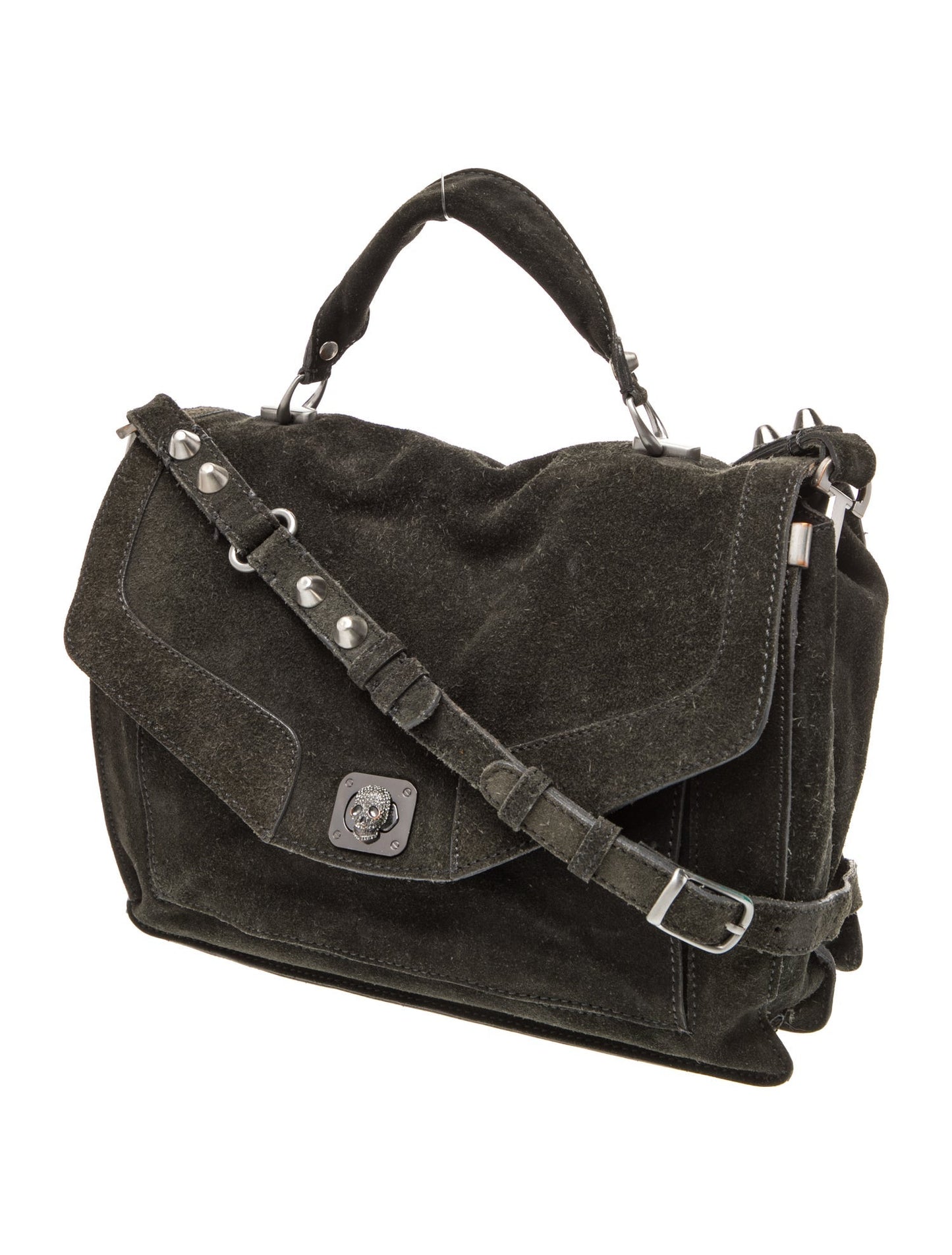Zadig & Voltaire Suede Top Handle Bag