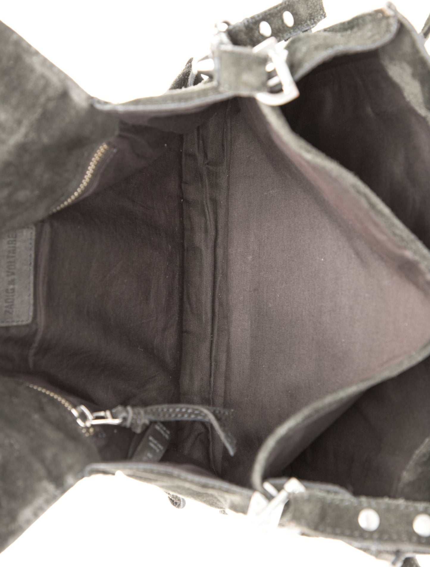 Zadig & Voltaire Suede Top Handle Bag