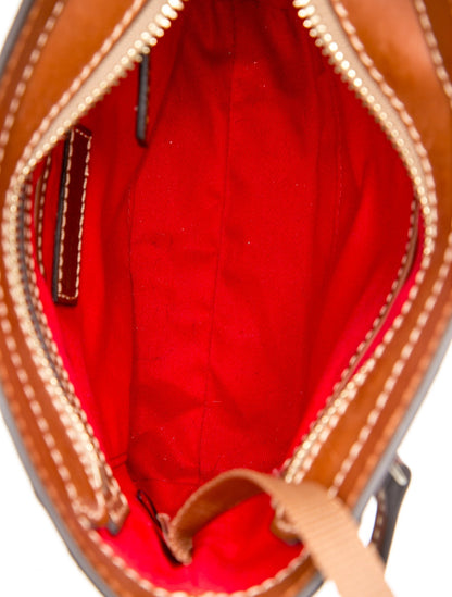 Dooney & Bourke Embossed Leather Crossbody Bag