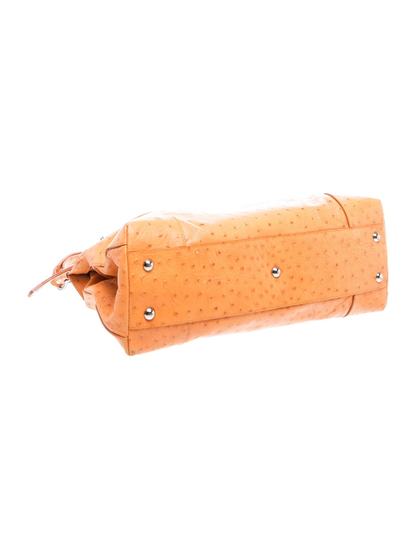 Furla Embossed Leather Top Handle Bag