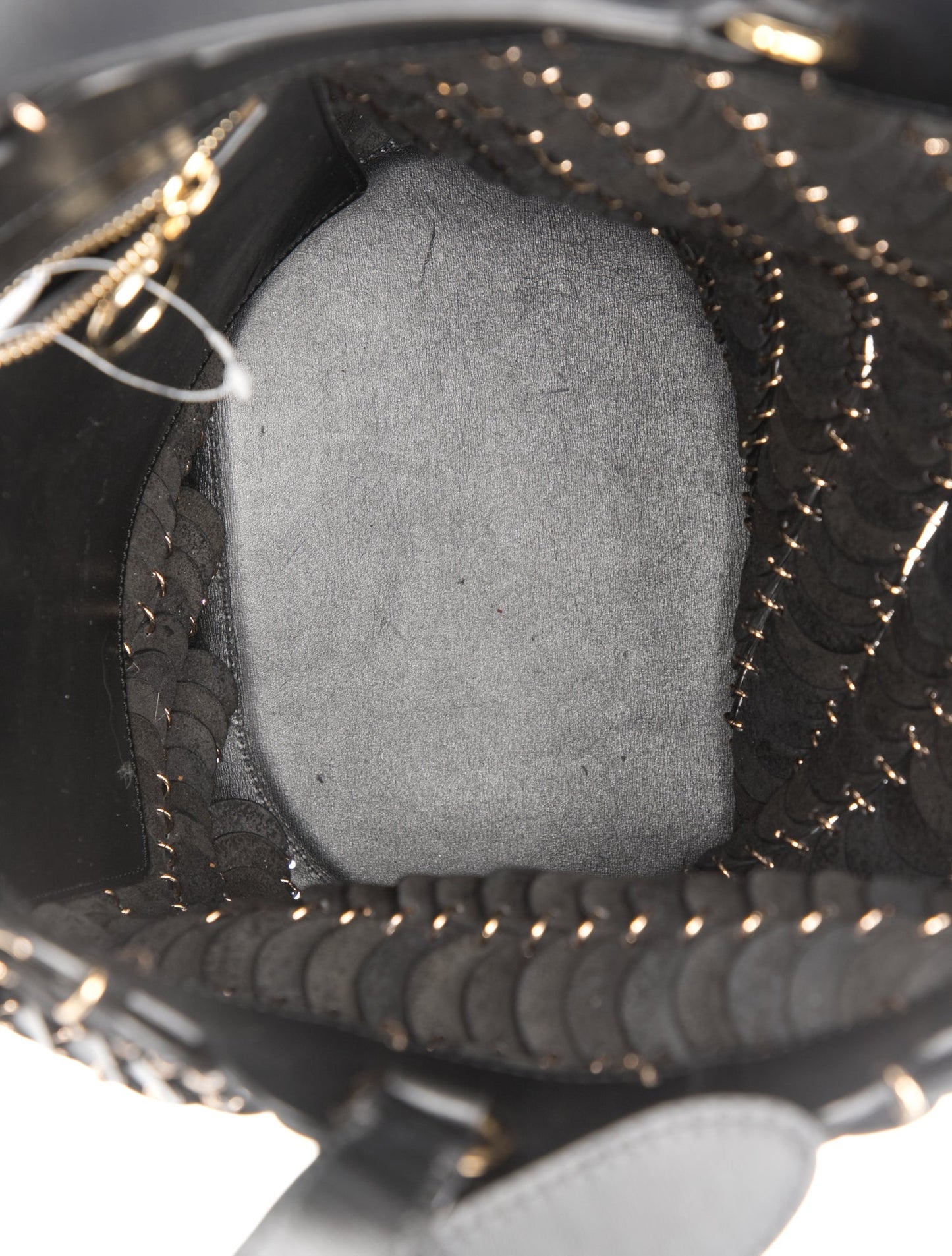 Paco Rabanne Leather Bucket Bag