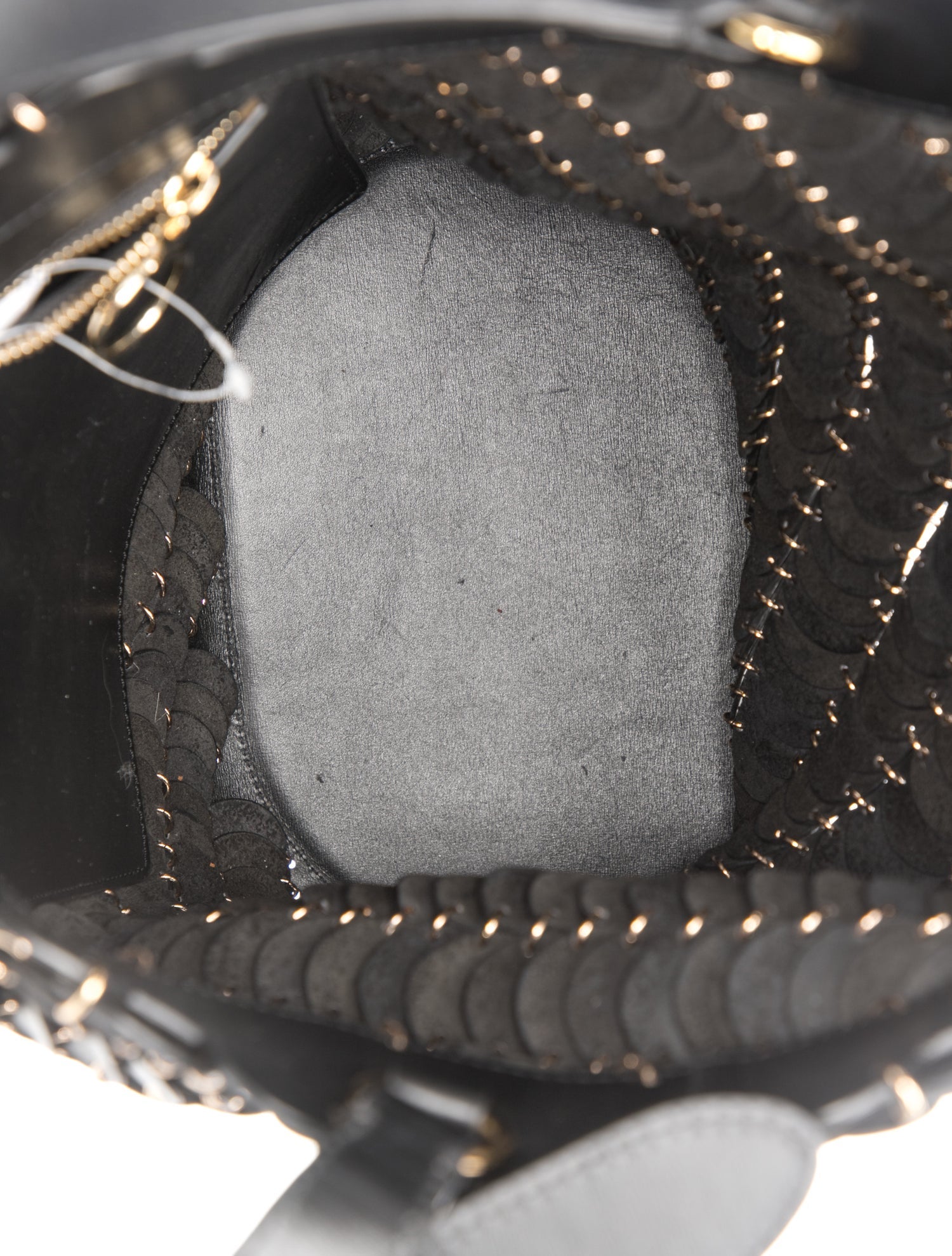 Paco Rabanne Leather Bucket Bag