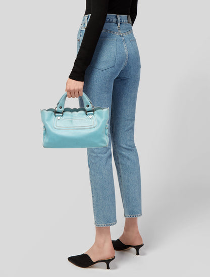 Celine Leather Top Handle Bag Vintage