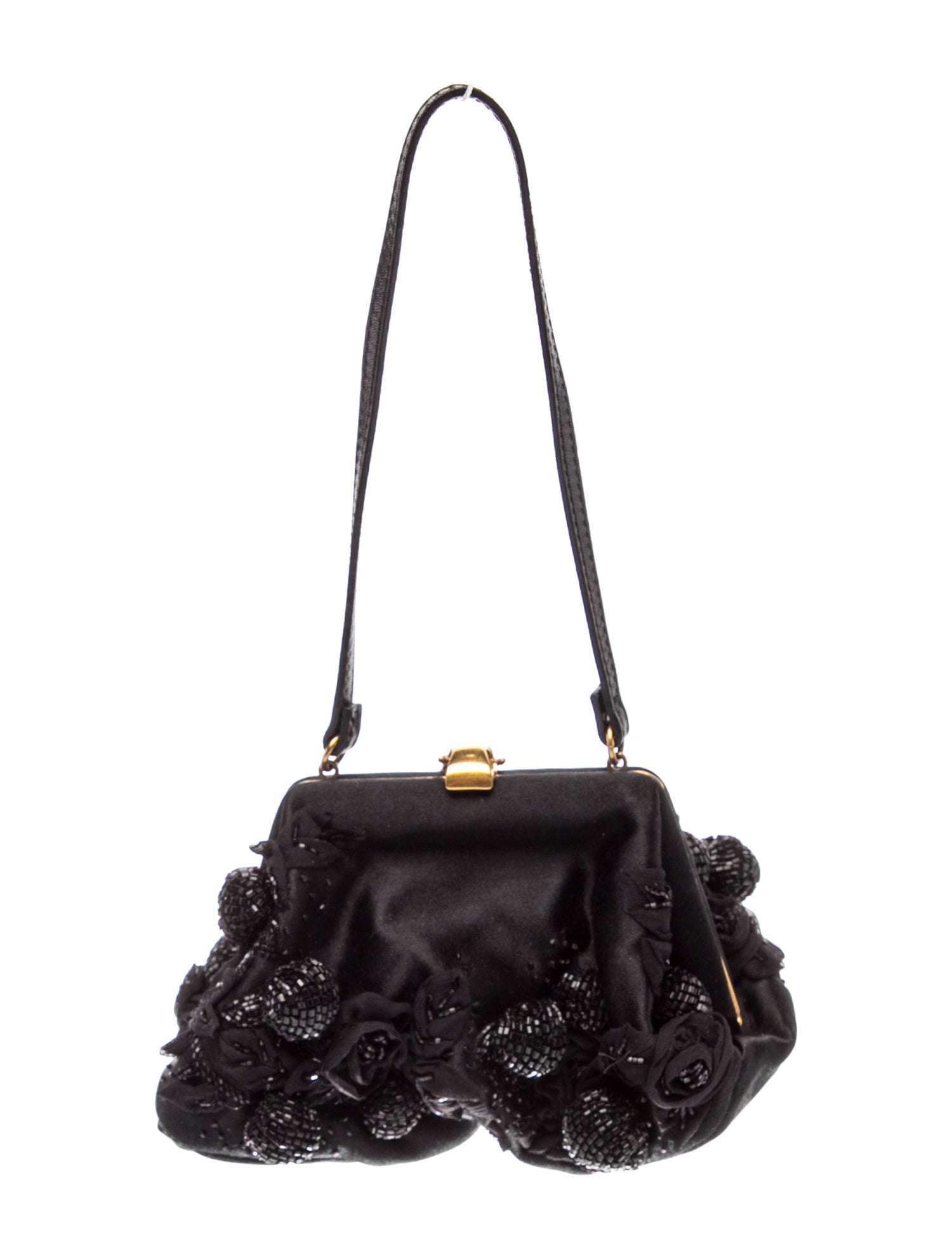 Valentino Satin Shoulder Bag