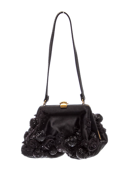 Valentino Satin Shoulder Bag