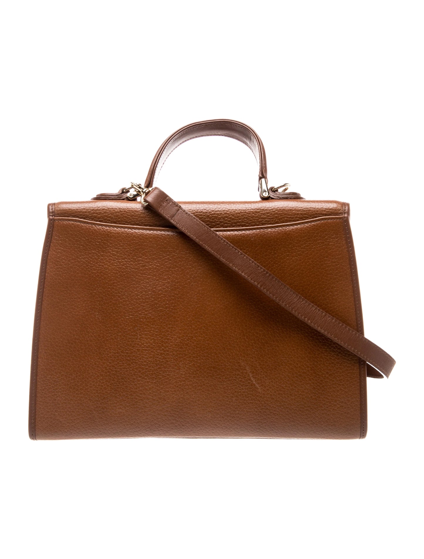 Leather Top Handle Bag