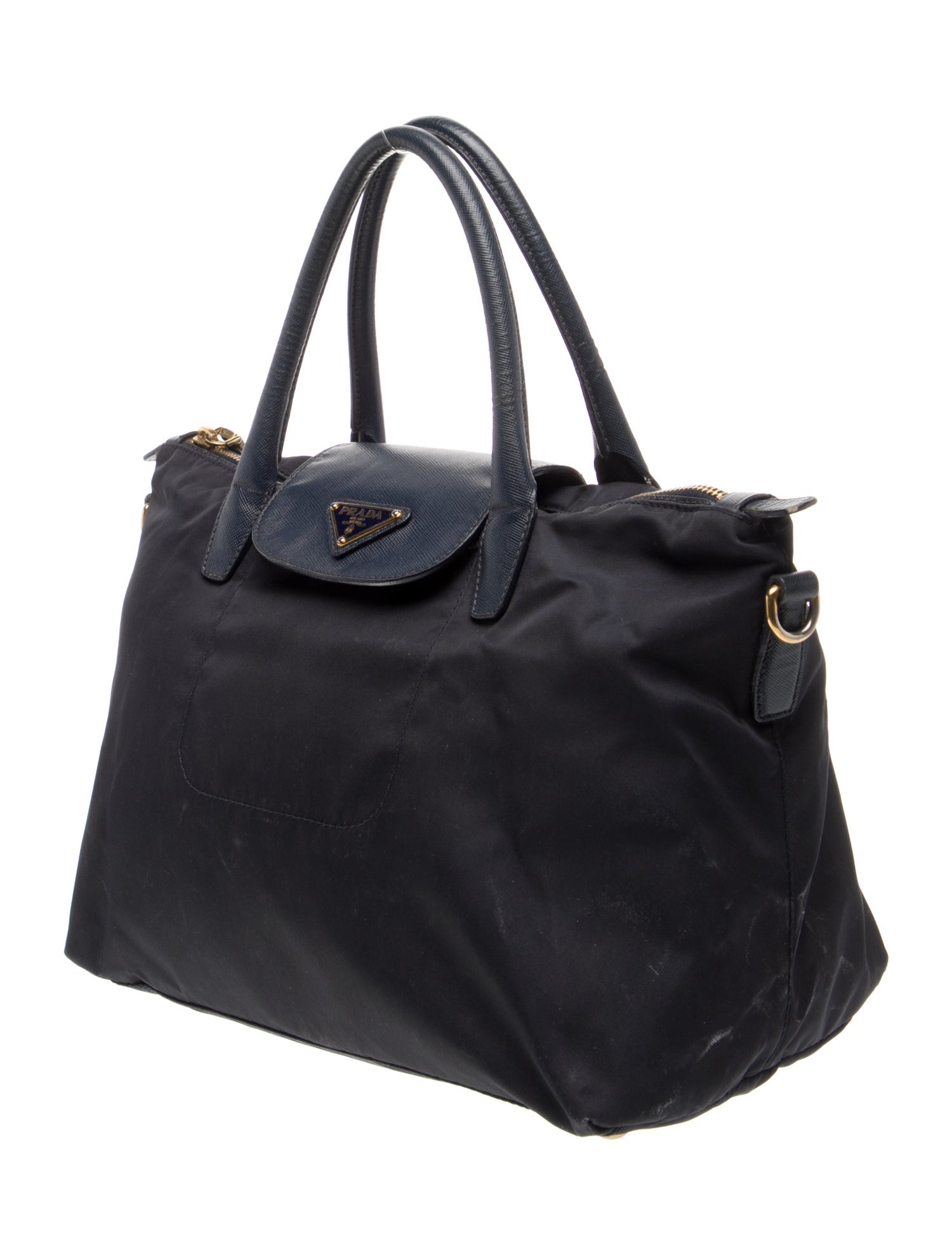 Prada Saffiano Leather Top Handle Bag