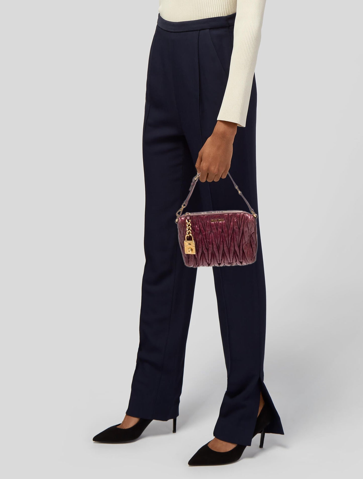 Miu Miu Leather Shoulder Bag