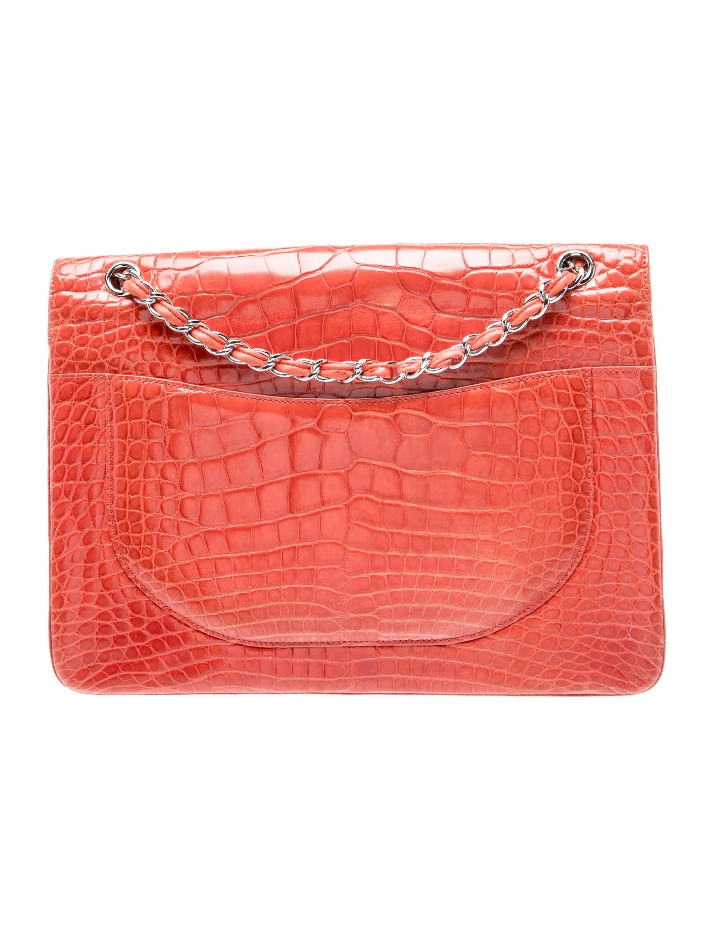 Classic Alligator Maxi Double Flap Bag