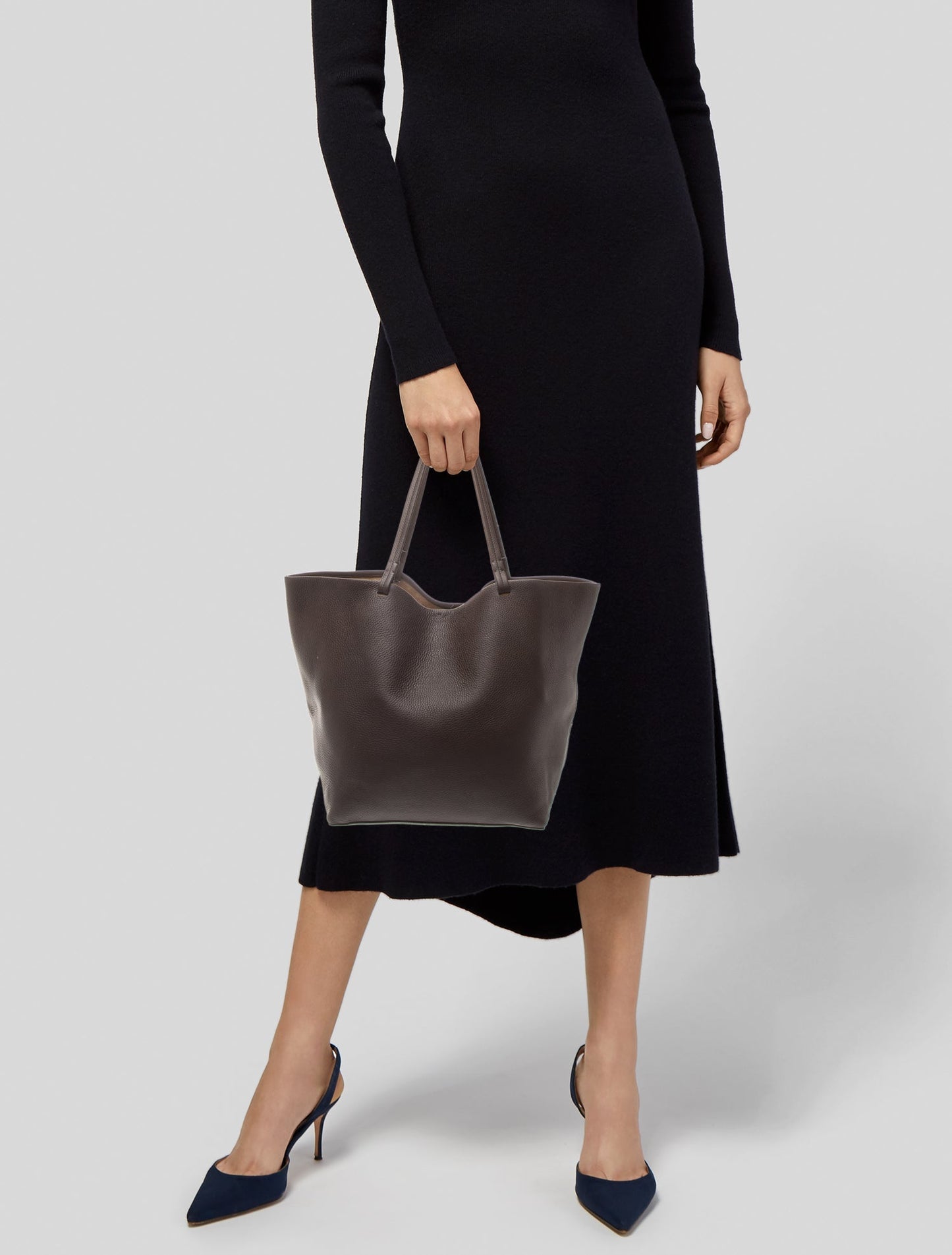 The Row Leather Park Tote Three