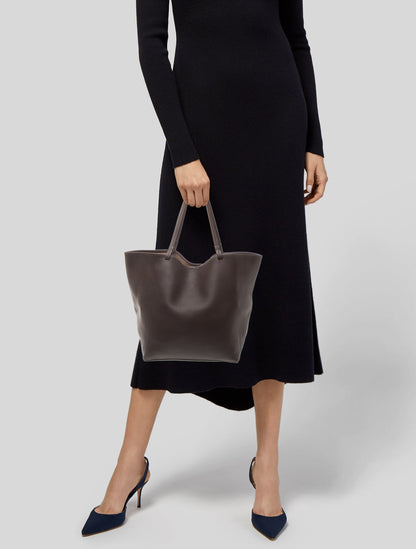 The Row Leather Park Tote Three
