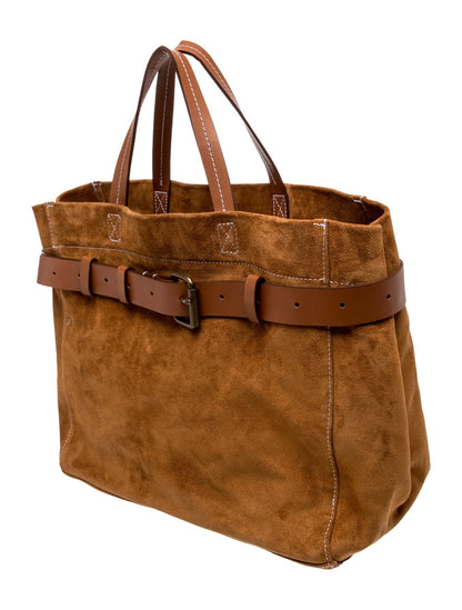 Parker Thatch Suede Top Handle Bag