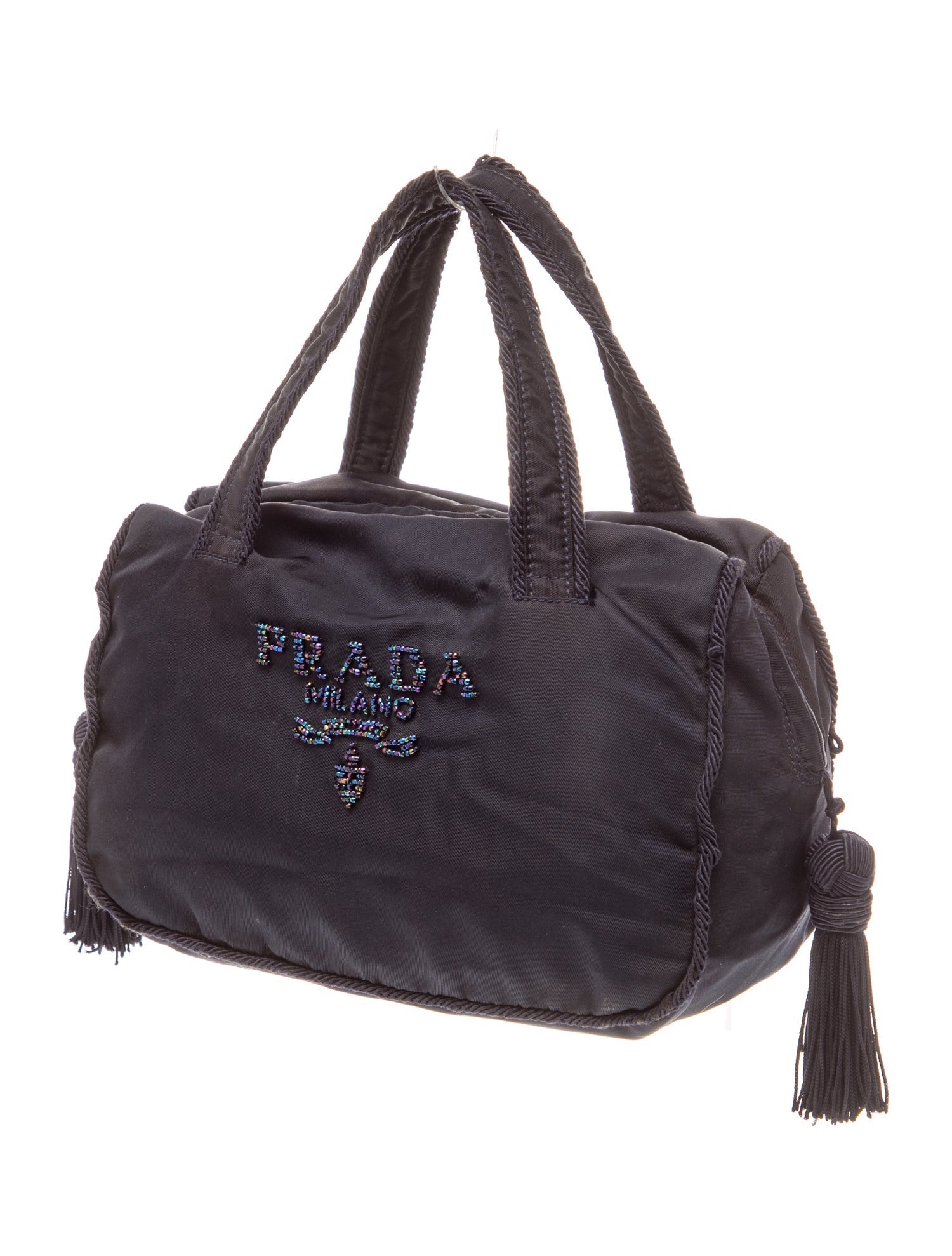 Prada Tessuto Nylon Top Handle Bag Vintage