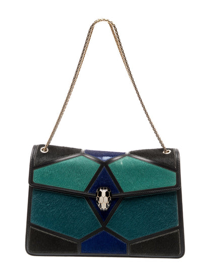 Bvlgari Ponyhair Shoulder Bag