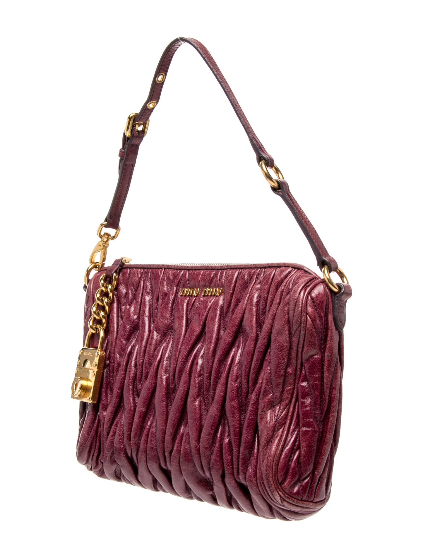 Miu Miu Leather Shoulder Bag