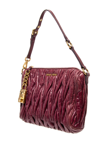 Miu Miu Leather Shoulder Bag