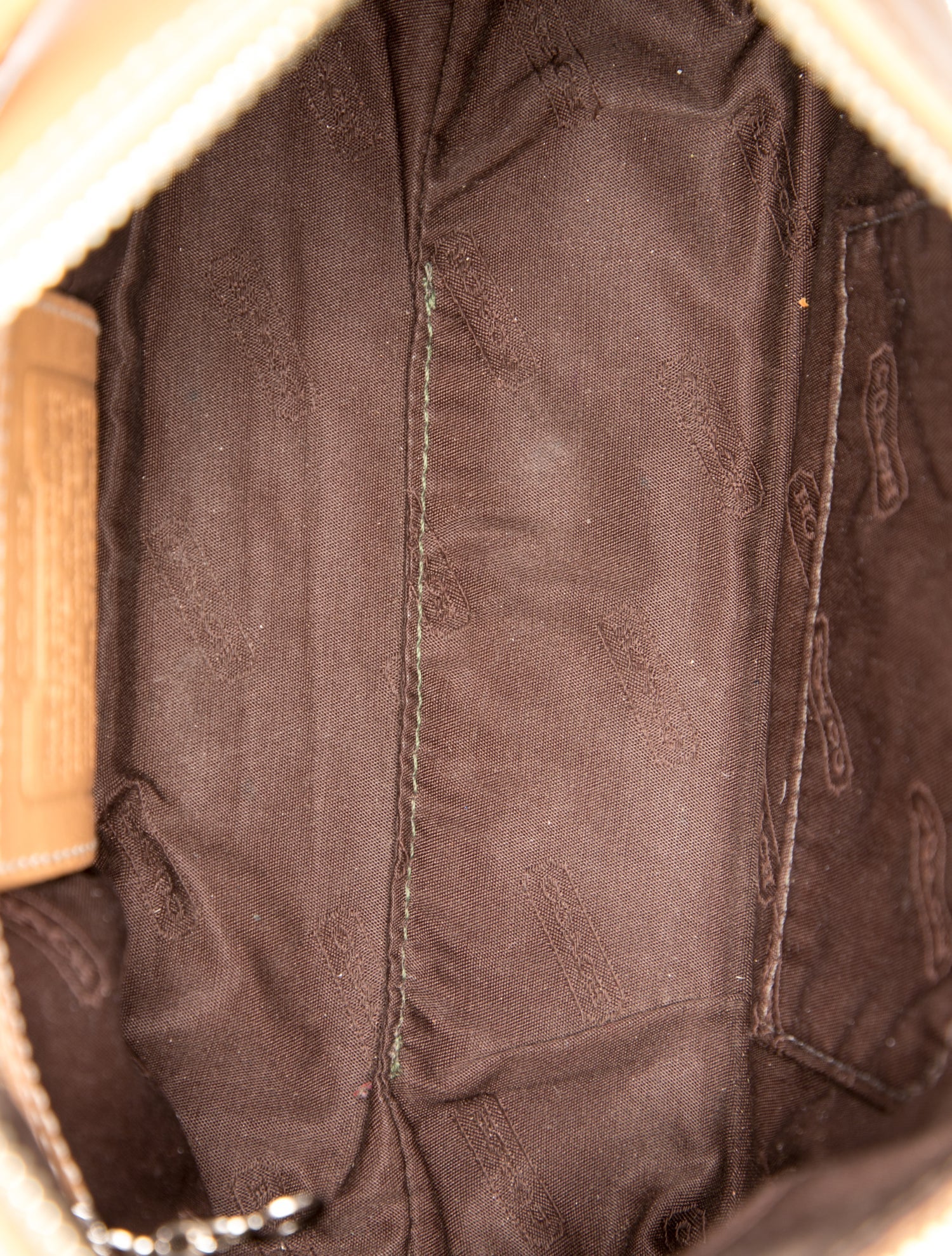 Coach Leather Top Handle Bag