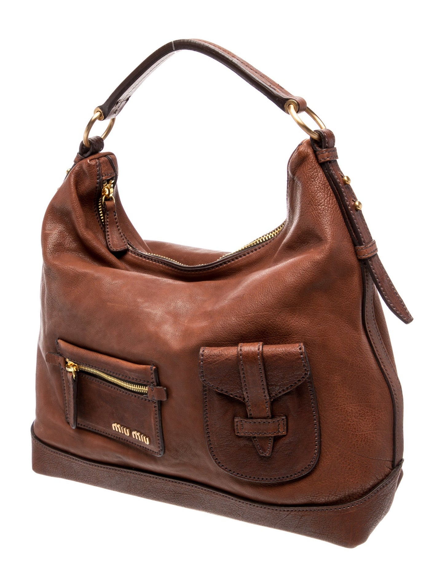 Miu Miu Leather Shoulder Bag Vintage