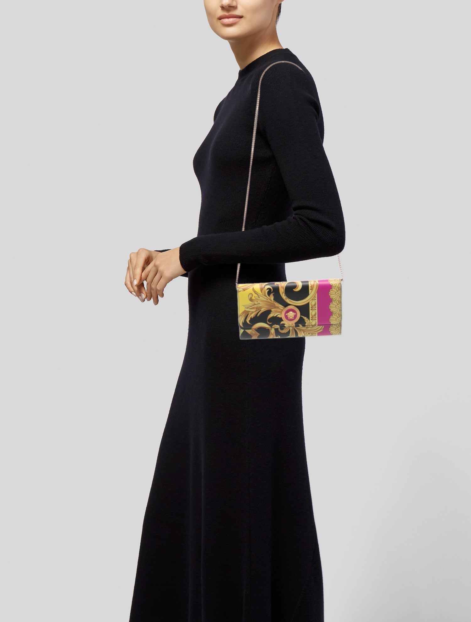 Versace Leather Crossbody Bag