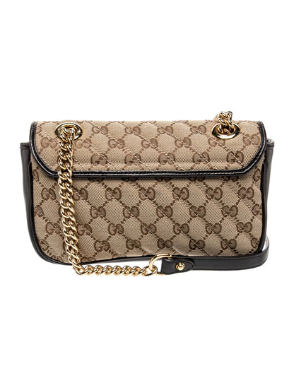 GG Canvas Marmont Small