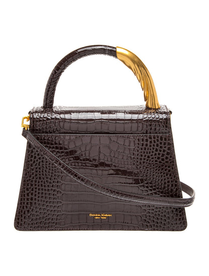Donna Karan Embossed Leather Top Handle Bag w/ Tags