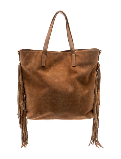 Saint Laurent Suede Suede Tote Bag