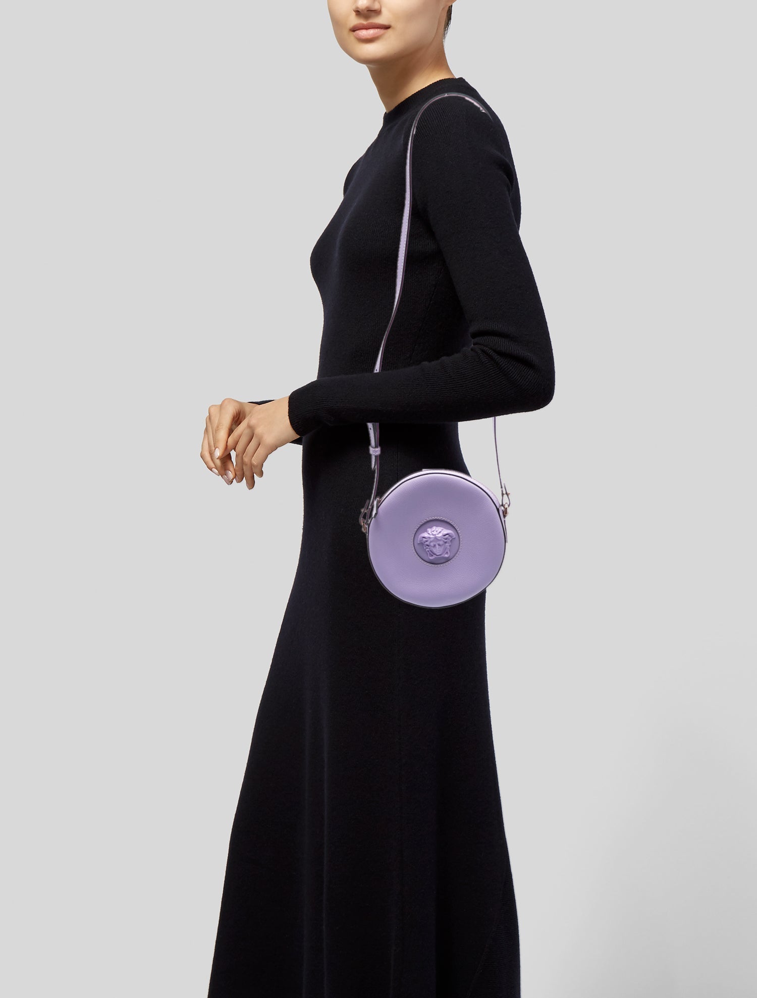 Versace Leather Crossbody Bag